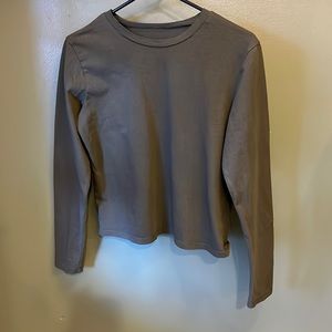 Olive Green Wild Fable Cropped Top
